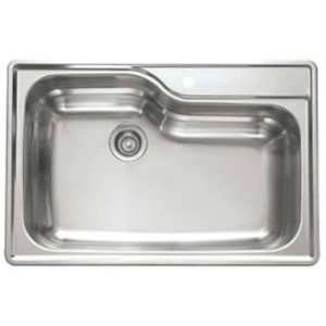  Franke ORX 610 Orca Single Bowl Stainless Top Mount Sink 