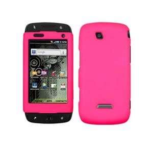 RUBBER PINK HARD SNAP CASE FOR SAMSUNG SIDEKICK 4G T839 PROTECTOR 