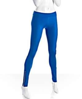 LnA royal blue stretch zip detail leggings  