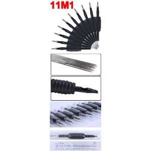  10x Single Stack Mag Disposable Tattoo Needles Tubes 11M1 