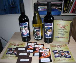 Red Sox World Series 2007   Autographed Wines  