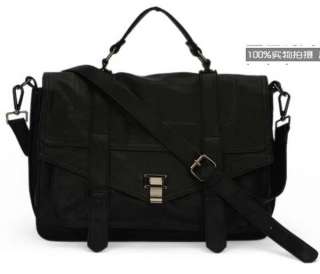 A699 womens Briefcase Vintage shoulder bag handbag purse tote Clutch 