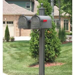  SPK 700 DBL   Main Street Double Mailbox Post (Mailboxes 