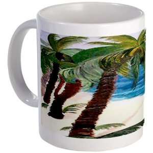  Palm Beach Art Beach Mug by 