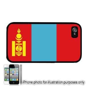 Mongolia Mongolian Flag Apple iPhone 4 4S Case Cover Black