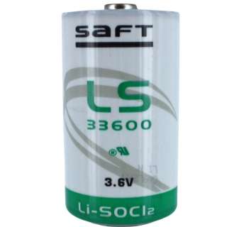 SAFT LS33600 D Size Lithium Thionyl Chloride Battery  