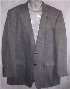 48R John Ashford NAVY 100% SILK TWEED SB sport coat suit blazer jacket 