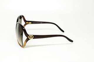 GUCCI GG 3500/S WNQ SUNGLASSES SHADED BROWN PLASTIC BROWN GRADIENT 