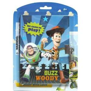  Disney Toy Story Buzz Lightyear Mini Diary with Lock Toys 
