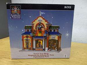  COLLECTION TOMS TOY SHOP ART CRAFT CHRISTMAS TOWN VILLAGE LEMAX  