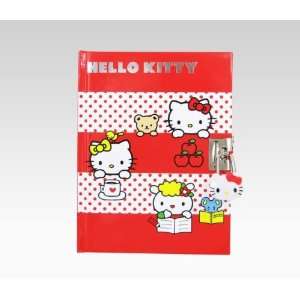  Hello Kitty Diary With Lock And Key: Sweet Apple Kitty 