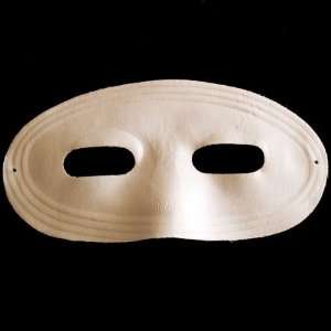  White Satin Domino Mask 