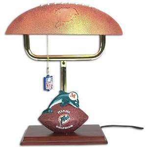   : Dolphins Scottish Christmas NFL Table Desk Lamp: Sports & Outdoors