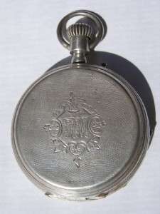 Antique silver triple hunter case Pateck Geneve c 1880s  