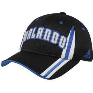  NBA adidas Orlando Magic Youth Black Structured Flex Hat 