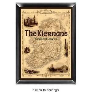  Personalized Irish Map Family Sign: Home & Kitchen