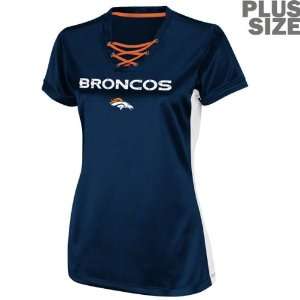Denver Broncos Womens Plus Size Draft Me IV Jersey Top:  