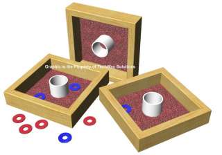 Washer Toss Game Plans (Corn Hole and Horse Shoes )  