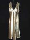 JONES NEW YORK long ivory satin night gown size small new without 