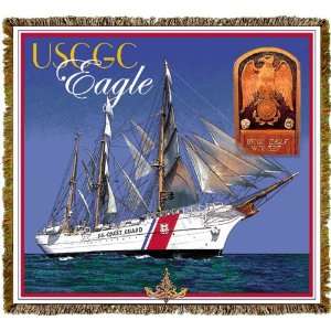  USCGC Eagle Coast Guard Tapestry Throw MS 9611TU3