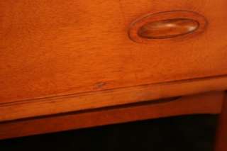 RARE Vtg Dixie Pecan Mid Century Modern 9 Drawer Long Dresser credenza 