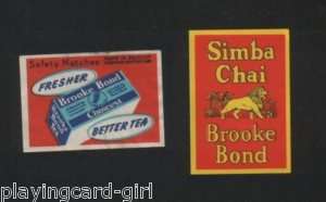 Brooke Bond tea old labels scarce  