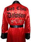 CHAD DAWSON SIGNED BOXING ROBE WITH EXACT PROOF AND COA