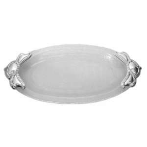  Arthur Court American Traditional Glass and Metal Oval 