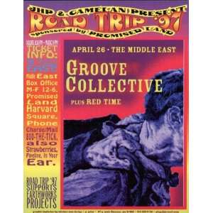  Groove Collective Boston Original Concert Poster 1997 