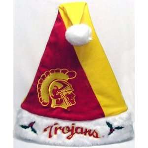  USC Trojans Colorblock Santa Hat