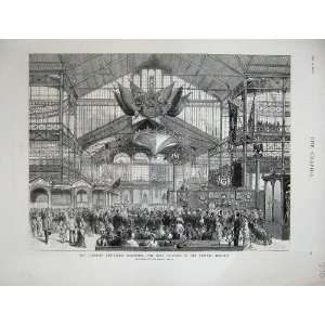  1876 American Exhibition Band Platform Central Transept 
