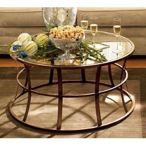  Pottery Barn Cassia Drum Coffee Table: Home & Kitchen