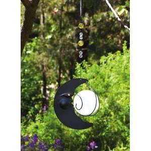    Solar hanging lantern,Angry Crescent Moon: Patio, Lawn & Garden