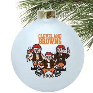 Cleveland Browns White 2008 Collectors Series Ornament  