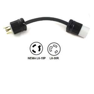  L6 15P to L6 30R Power Cord Plug Adapter