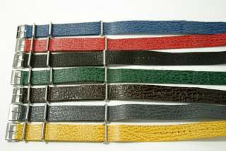 James Bond NATO Leather Watch Strap Band   7 Colors  
