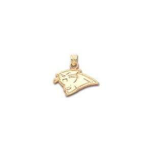  Carolina Panthers Team Logo Pendant In 14kt Gold: Gold and 