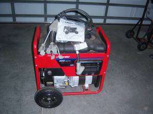Troy Bilt 3550 Watts Generator With Operator Manual Come QQ!  