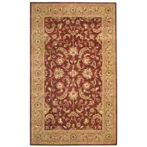 : Rizzy Rugs Destiny DT 769 Burgundy Beige Traditional 3 X 5 Area Rug 