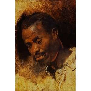  Head of a Negro by Sir Peter Paul Rubens, 17 x 20 Fine 