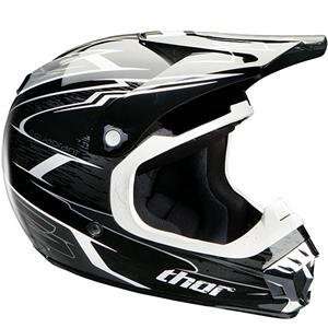    Thor Motocross Quadrant Helmet   Large/Black/Alloy: Automotive