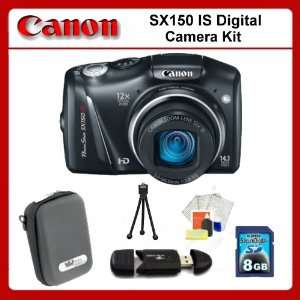  Canon SX150 IS Digital Camera Kit Includes: SX150 Camera 