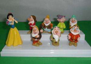 8Pcs Snow White and the Seven Dwarfs Classic Toy Figure Collection 