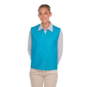 DayStar 740NP BTN No Pocket Button Uniform Vest   Turquoise 