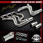 RACING SS MANIFOLD HEADER/EXHAUST 87 96 FORD F 150/F 250/BRONCO PICKUP 