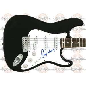  GARY NUMAN Signed Autographed Guitar &PROOF: Everything 