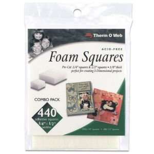  12 PACK FOAM SQUARES COMBO PACK Papercraft, Scrapbooking 