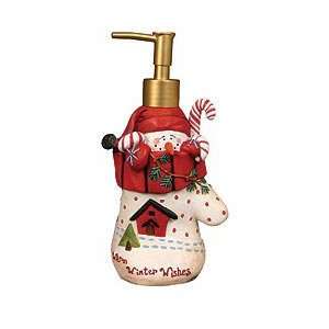  Warm Winter Wishes Lotion/Soap Dispenser: Home & Kitchen