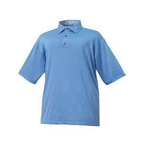  FootJoy ProDry Lisle Solid Golf Shirt   Light Blue   X 