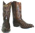   ALLIGATOR TAIL CUT DESIGN MANS WESTERN COWBOY BOOTS ROUNDED TOE